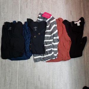 Maternity top lot of 6 items size small